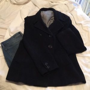 Black pea coat